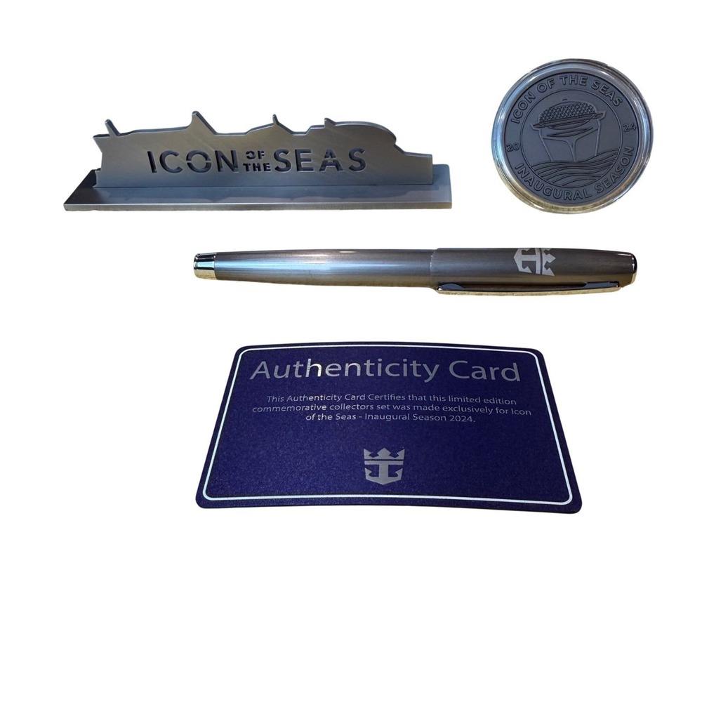 Royal Caribbean Icon of the Seas Inaugural Season 2024 Limited Edition Box Set